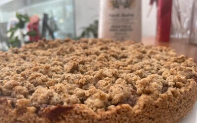 CROSTATA DI GRANO SARACENO CON FARCITURA DI RICOTTA E CIOCCOLATO FONDENTE